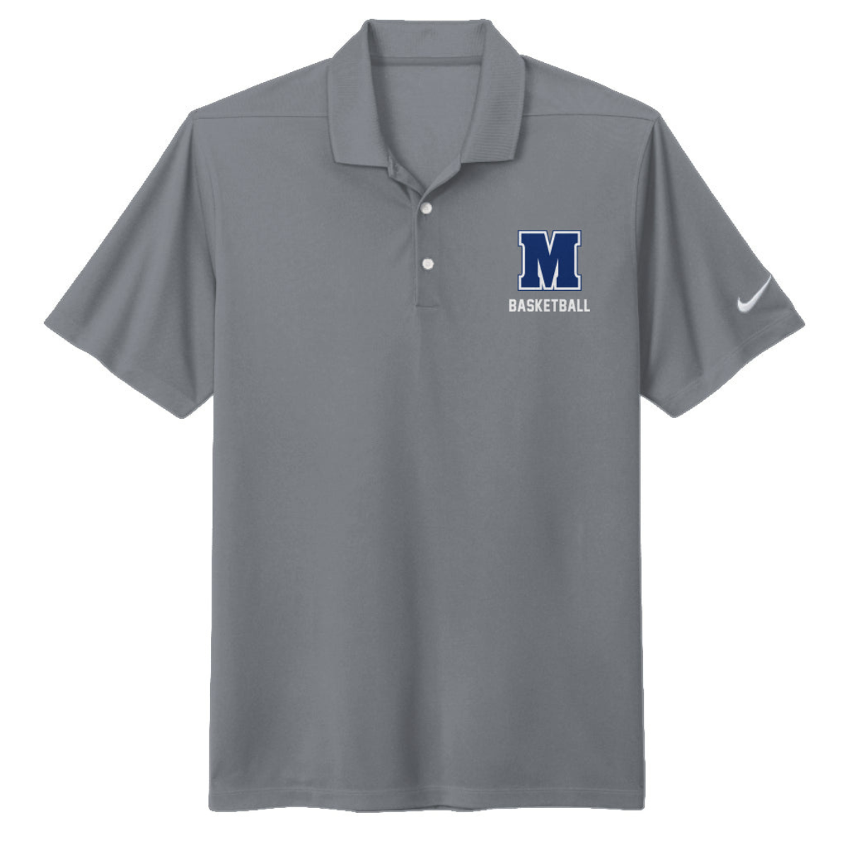 Adult Maclay Basketball Nike Dri-FIT Micro Pique 2.0 Polo
