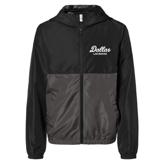 Youth SMU Lacrosse Lightweight Windbreaker Full-Zip Jacket