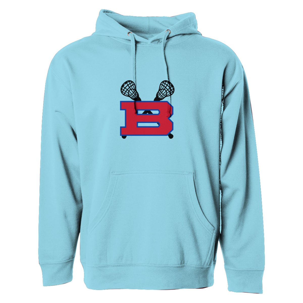 Adult Bartlett HS Lacrosse Midweight Hoodie