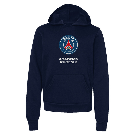 Youth PSG Academy Phoenix Bella + Canvas Sponge Fleece Hoodie