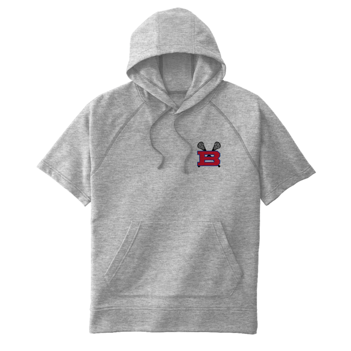 Adult Bartlett HS Lacrosse Sport-Tek Tri-Blend SS Hoodie
