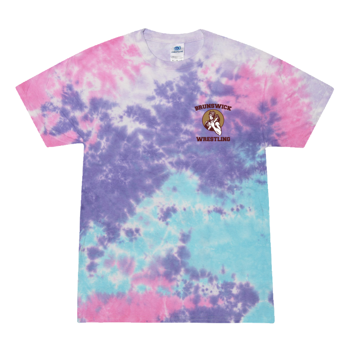 Youth Brunswick Wrestling Tie-Dye T-Shirt