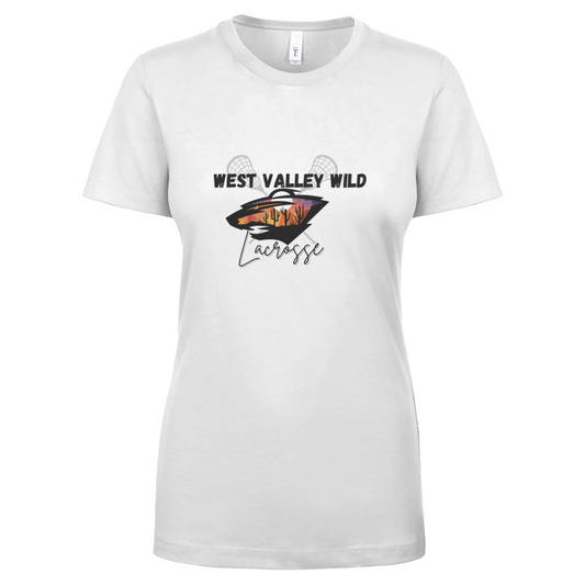 Women's WVW Lacrosse Next Level Ideal T-Shirt