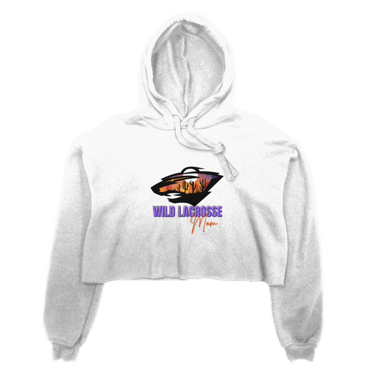 Women's WVW Lacrosse Bella + Canvas Cropped Hoodie