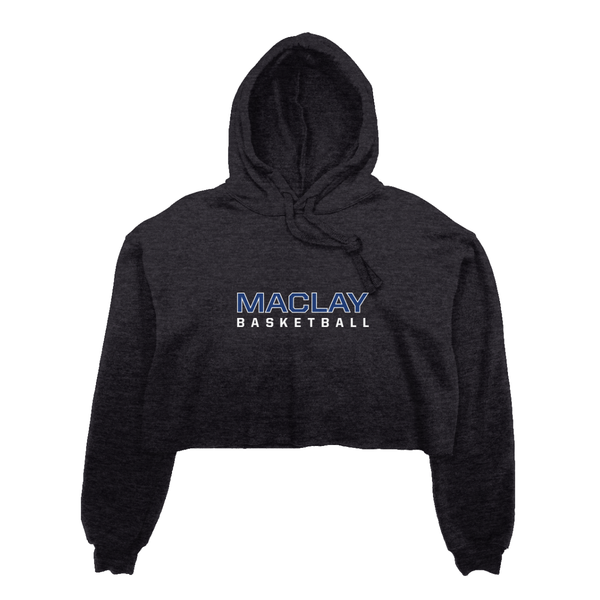Women's Maclay Basketball Bella + Canvas Cropped Hoodie