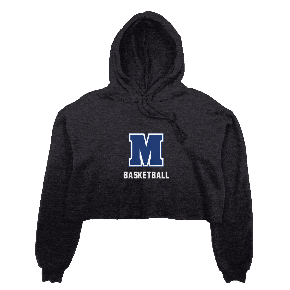 Women's Maclay Basketball Bella + Canvas Cropped Hoodie