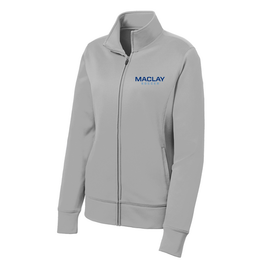 Women's Maclay Soccer Sport-Tek Fleece Full-Zip Jacket
