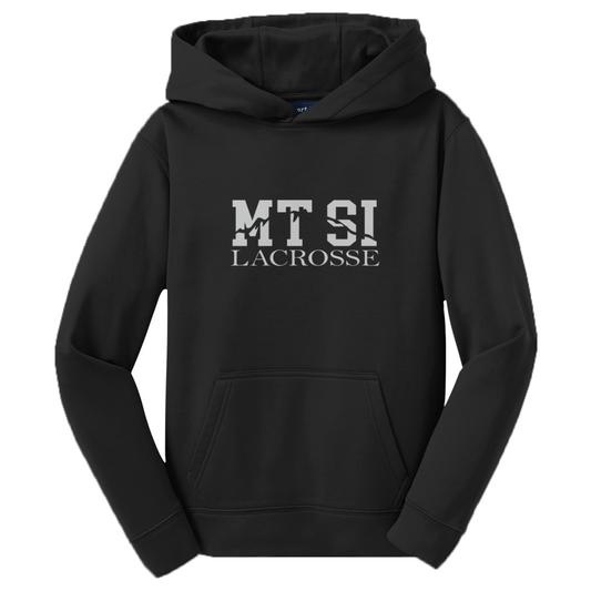 Youth Mt Si Lacrosse Sport-Tek Performance Hoodie