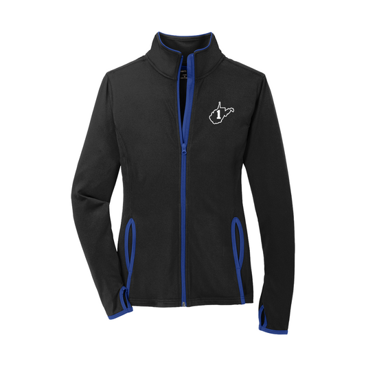 Women's Wheeling Post 1 Sport-Tek Sport-Wick Stretch Full Zip Jacket