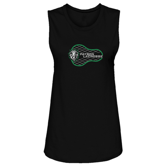 Women's Payson Lacrosse Bella + Canvas Jersey Muscle Tank