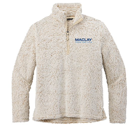 Adult Maclay Track & Field Port Authority Sherpa 1/4 Zip Fleece