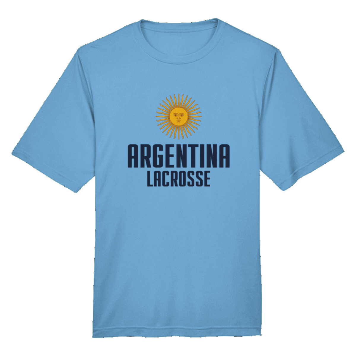 Adult Argentina Lacrosse Team 365 Zone Performance T-Shirt