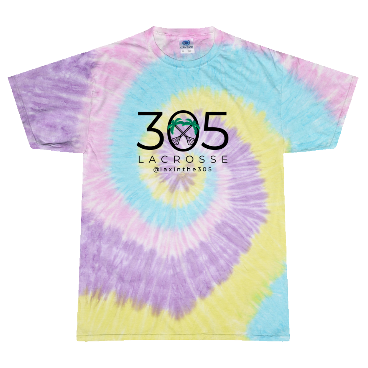 Youth Lax in the 305 Tie-Dye T-Shirt