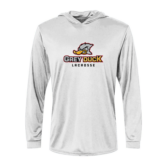 Adult Grey Duck Lacrosse Paragon Bahama Sun Hoodie