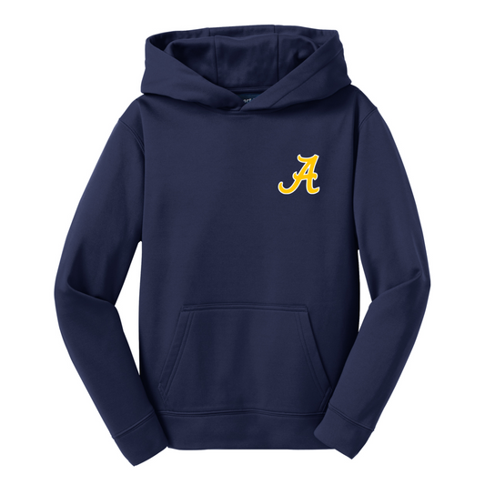 Youth North Jersey Avalanche Sport-Tek Performance Hoodie