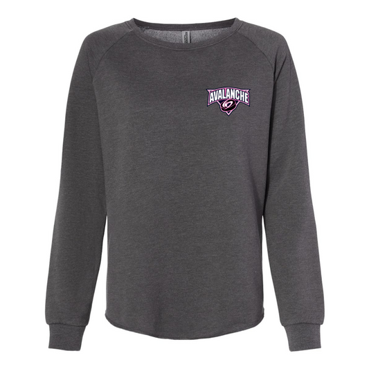 Women's North Jersey Avalanche ITC Wave Wash Crewneck Sweatshirt