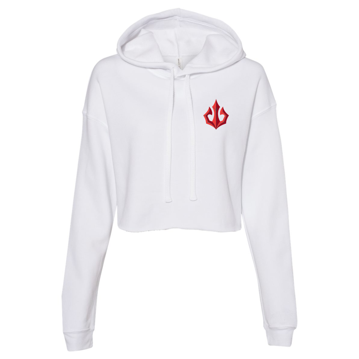 Women's Tacoma Triton Bella + Canvas Cropped Hoodie