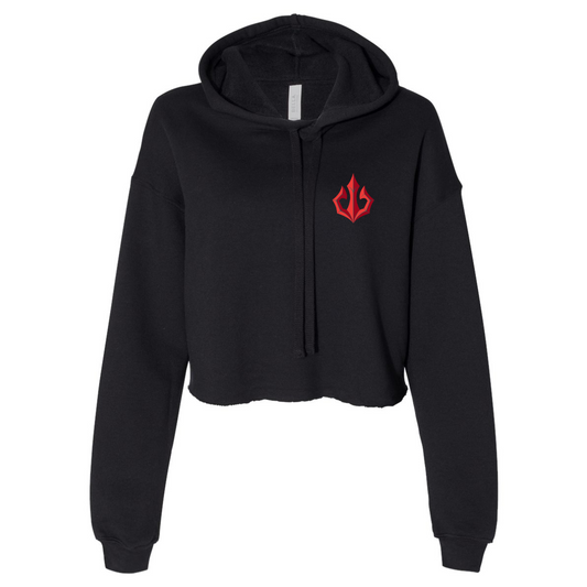 Women's Tacoma Triton Bella + Canvas Cropped Hoodie