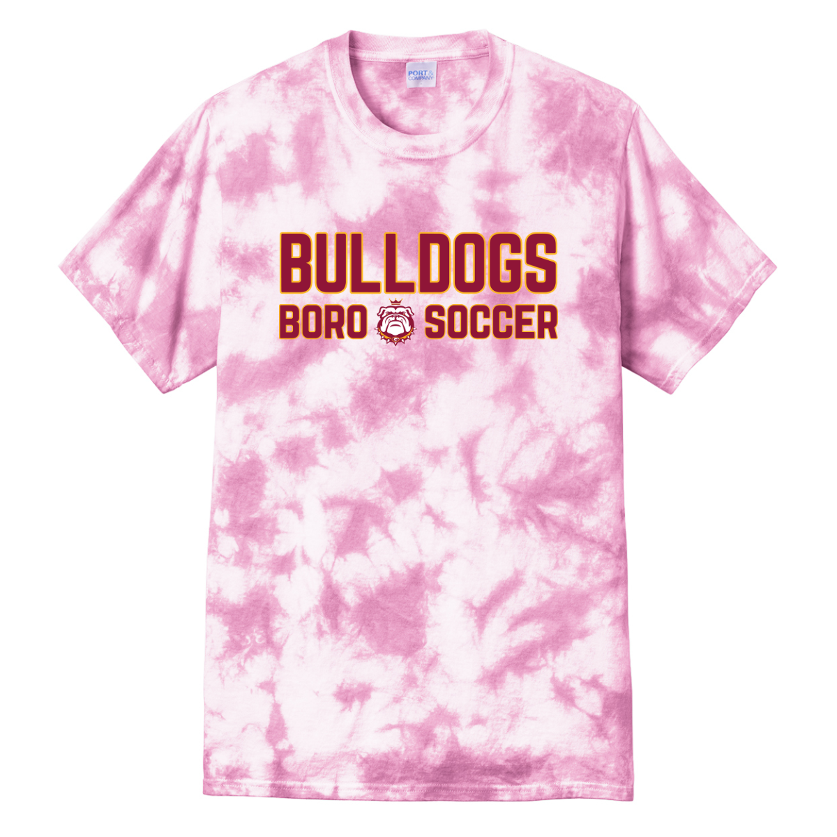 Adult Glassboro Soccer Port & Company Crystal Tie-Dye T-Shirt