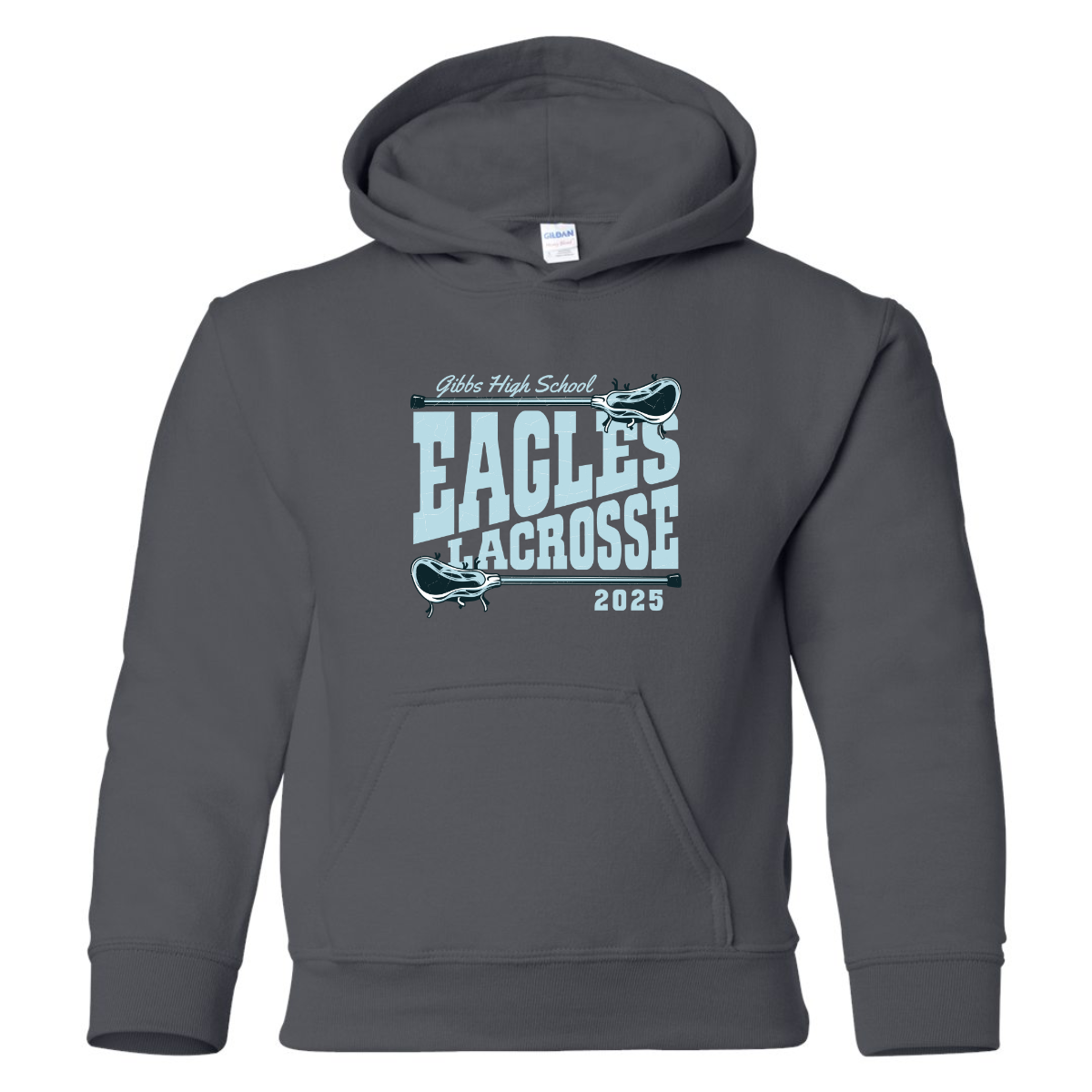 Youth Gibbs Lacrosse Gildan Hoodie