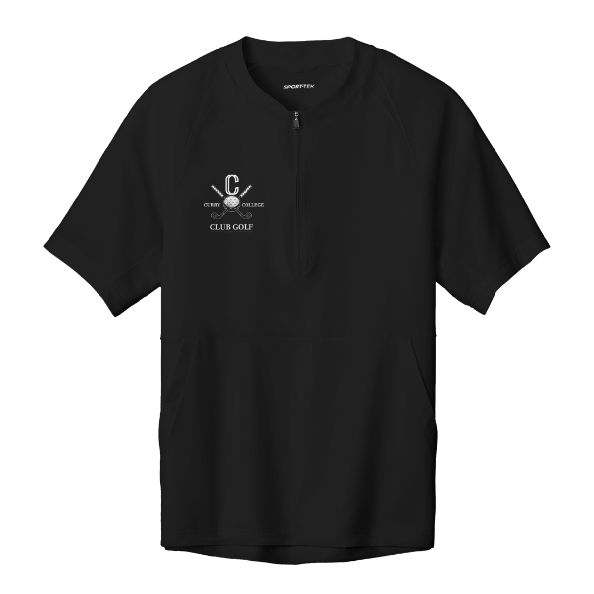 Adult Curry College Golf Sport-Tek 1/2 Zip Short Sleeve Jacket