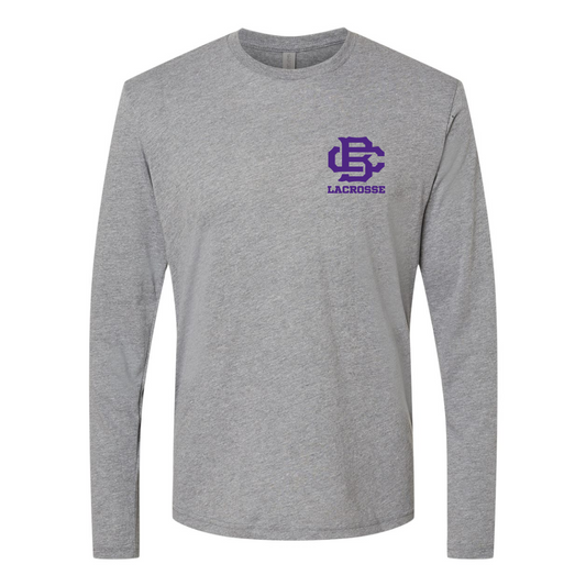 Adult CBHS Lacrosse Next Level Triblend Long Sleeve