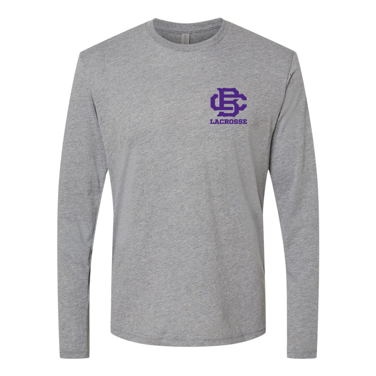 Adult CBHS Lacrosse Next Level Triblend Long Sleeve