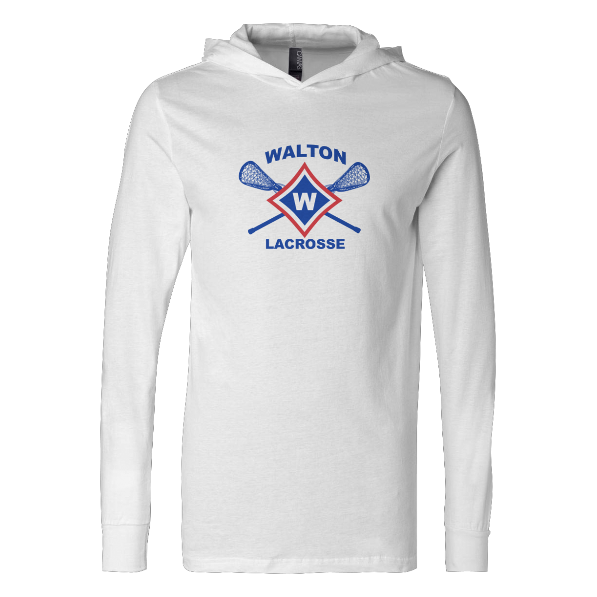 Adult Walton Girls Lacrosse Bella + Canvas LS Hoodie