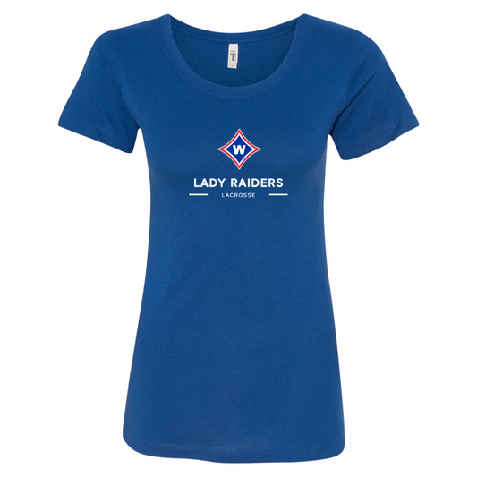 Women's Walton Girls Lacrosse Next Level Ideal T-Shirt