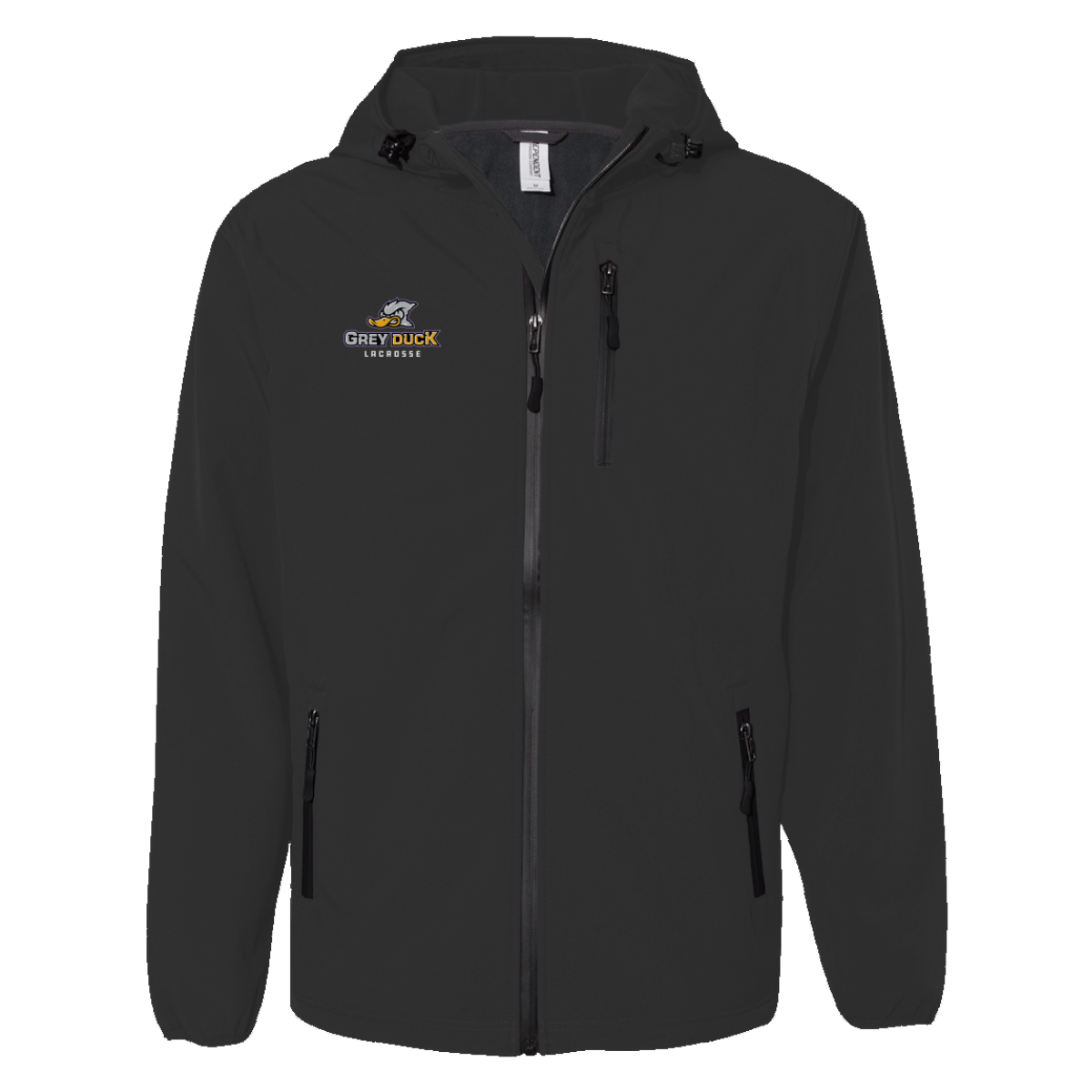 Adult Grey Duck Lacrosse ITC Poly-Tech Soft Shell Jacket