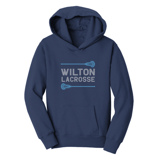 Youth Wilton Lacrosse Port & Company Hoodie