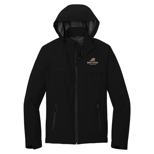 Adult Grey Duck Lacrosse Port Authority Torrent Waterproof Jacket