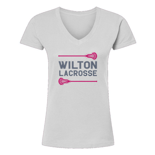 Women's Wilton Lacrosse V-Neck T-Shirt