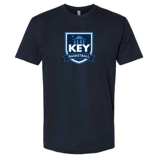 Adult Key Basketball Next Level Cotton T-Shirt