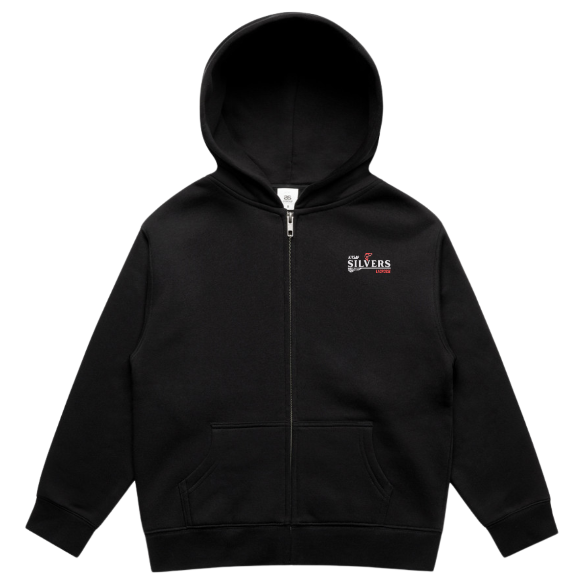 Youth Kitsap Silvers AS Colour Relax Zip Hoodie