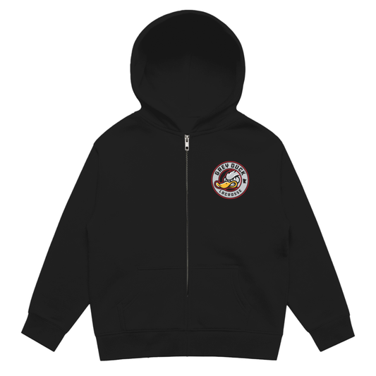 Youth Grey Duck Lacrosse AS Colour Relax Zip Hoodie