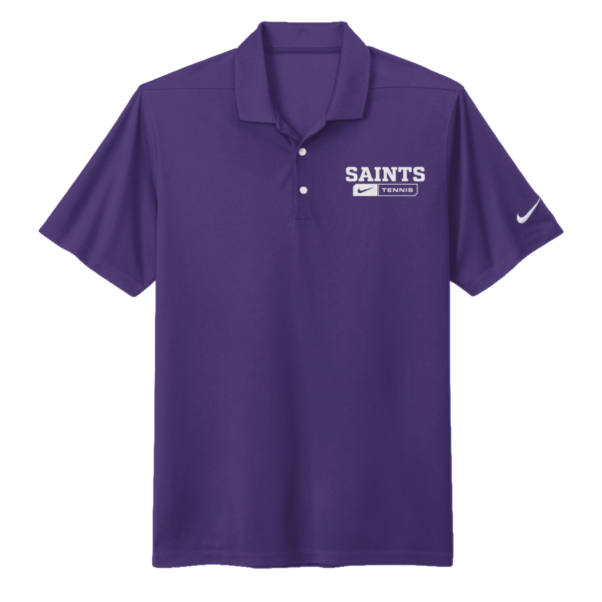 Adult Saints Tennis Nike Dri-FIT Micro Pique 2.0 Polo