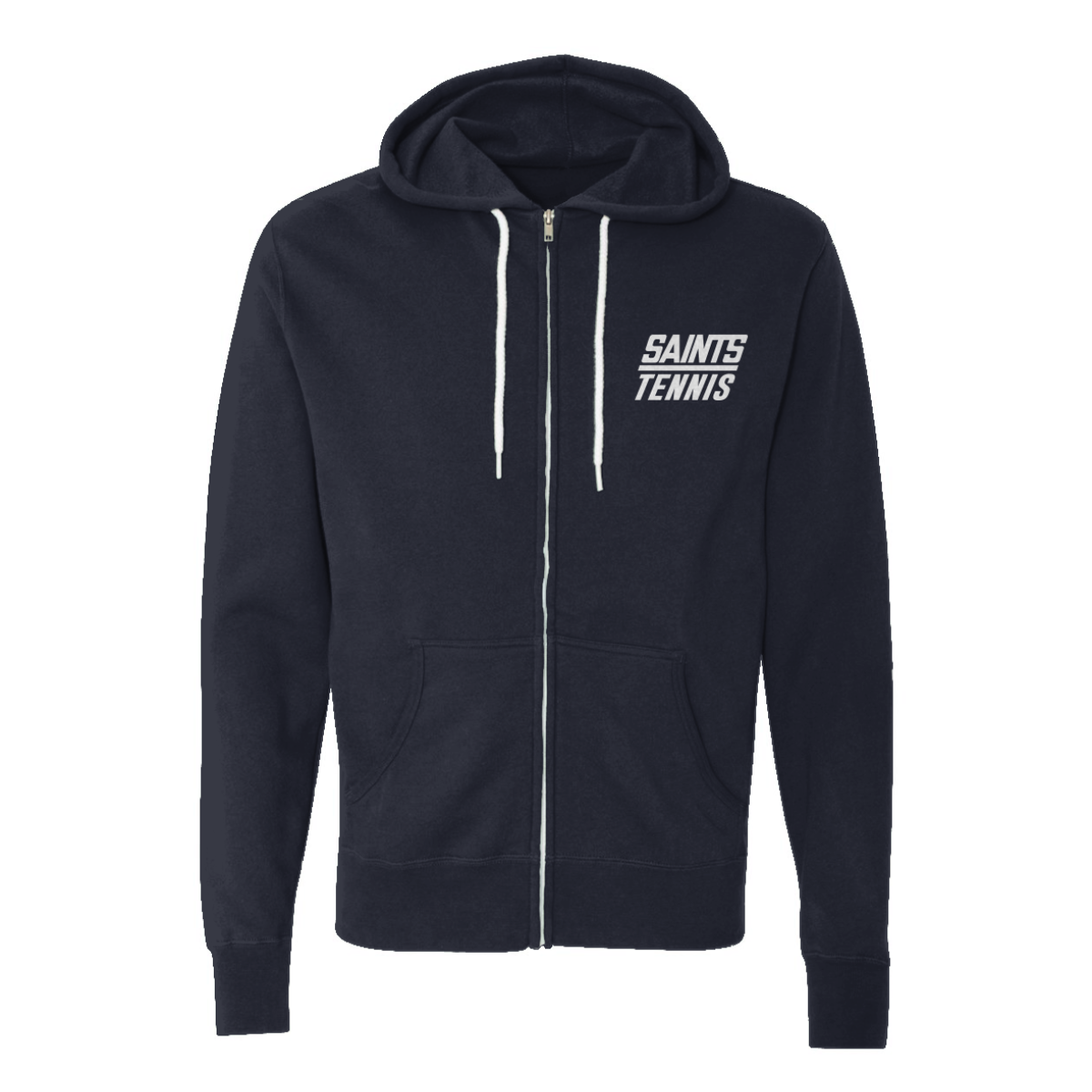 Adult Saints Tennis ITC Lightweight Full Zip Hoodie