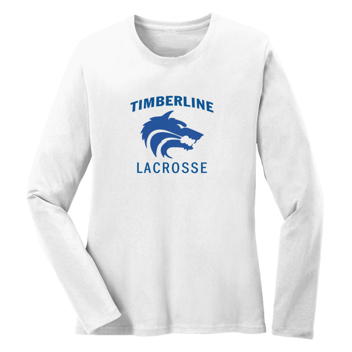 Women's Timberline Lacrosse Port & Co Cotton Long Sleeve