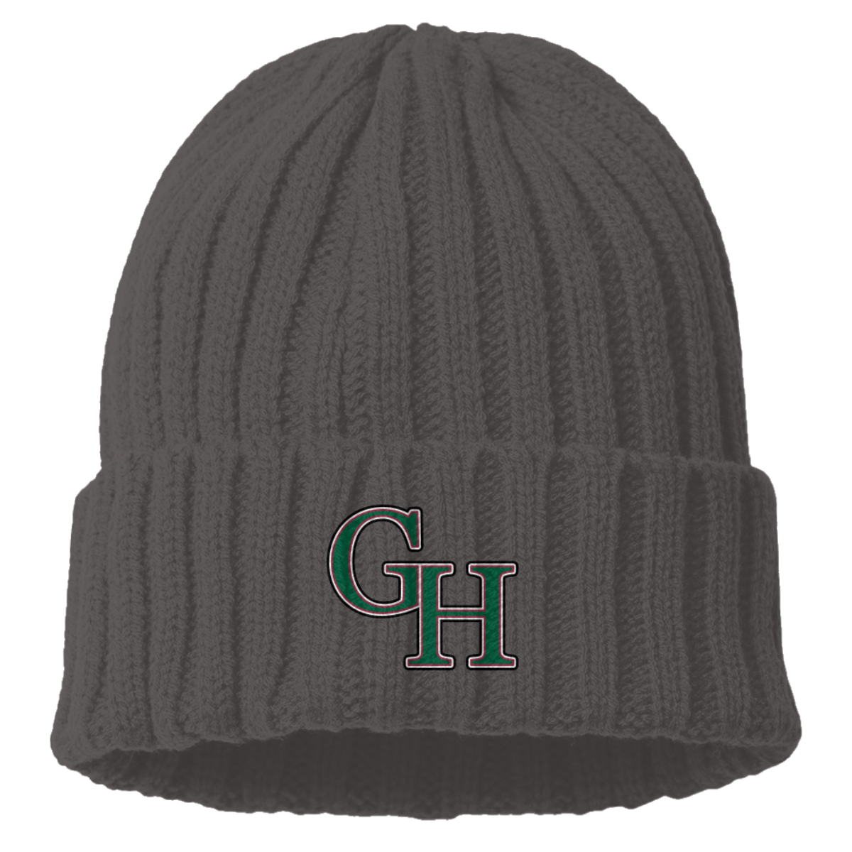 Green Hope High School Atlantis Headwear Cable Knit Cuffed Beanie