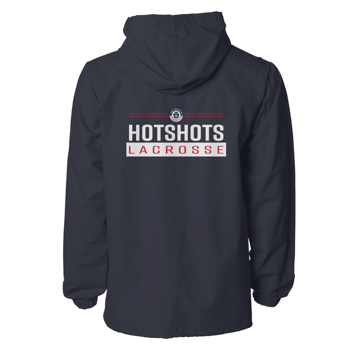 Adult Hotshots Lacrosse ITC Water-Resistant Hooded Windbreaker