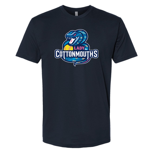 Adult Lady Cottonmouths Next Level Cotton T-Shirt