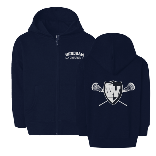 Toddler Windham Lacrosse Rabbit Skins Full-Zip Fleece Hoodie