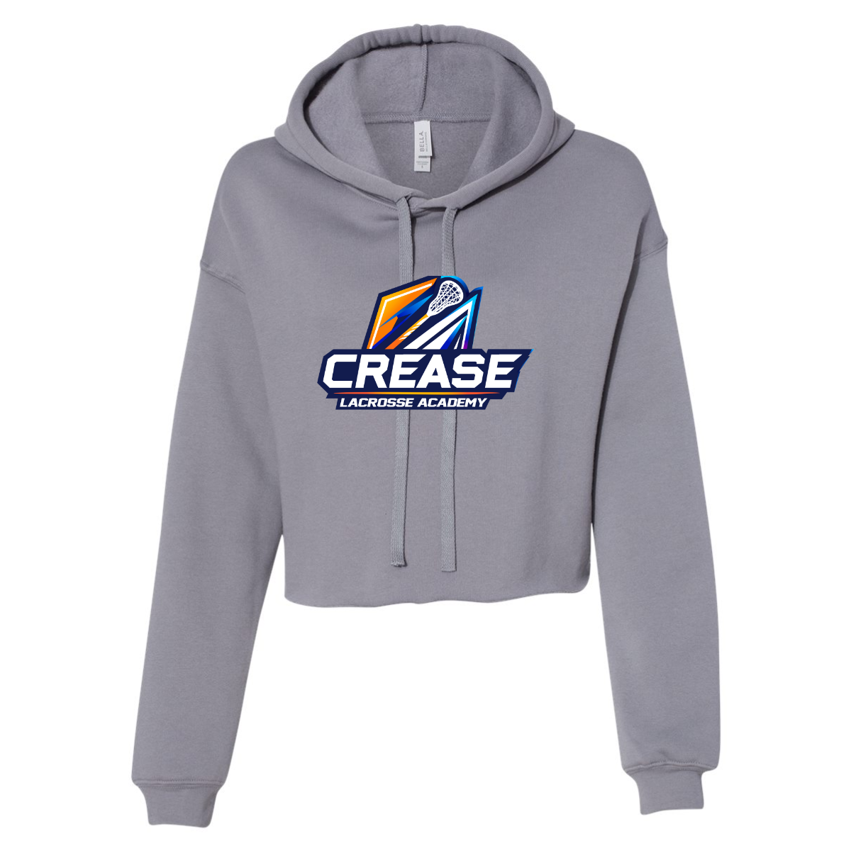 Women's Crease Lacrosse Bella + Canvas Cropped Hoodie