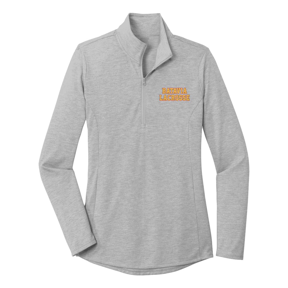 Women's Batavia Lacrosse PosiCharge Tri Blend Wicking 1/4 Zip