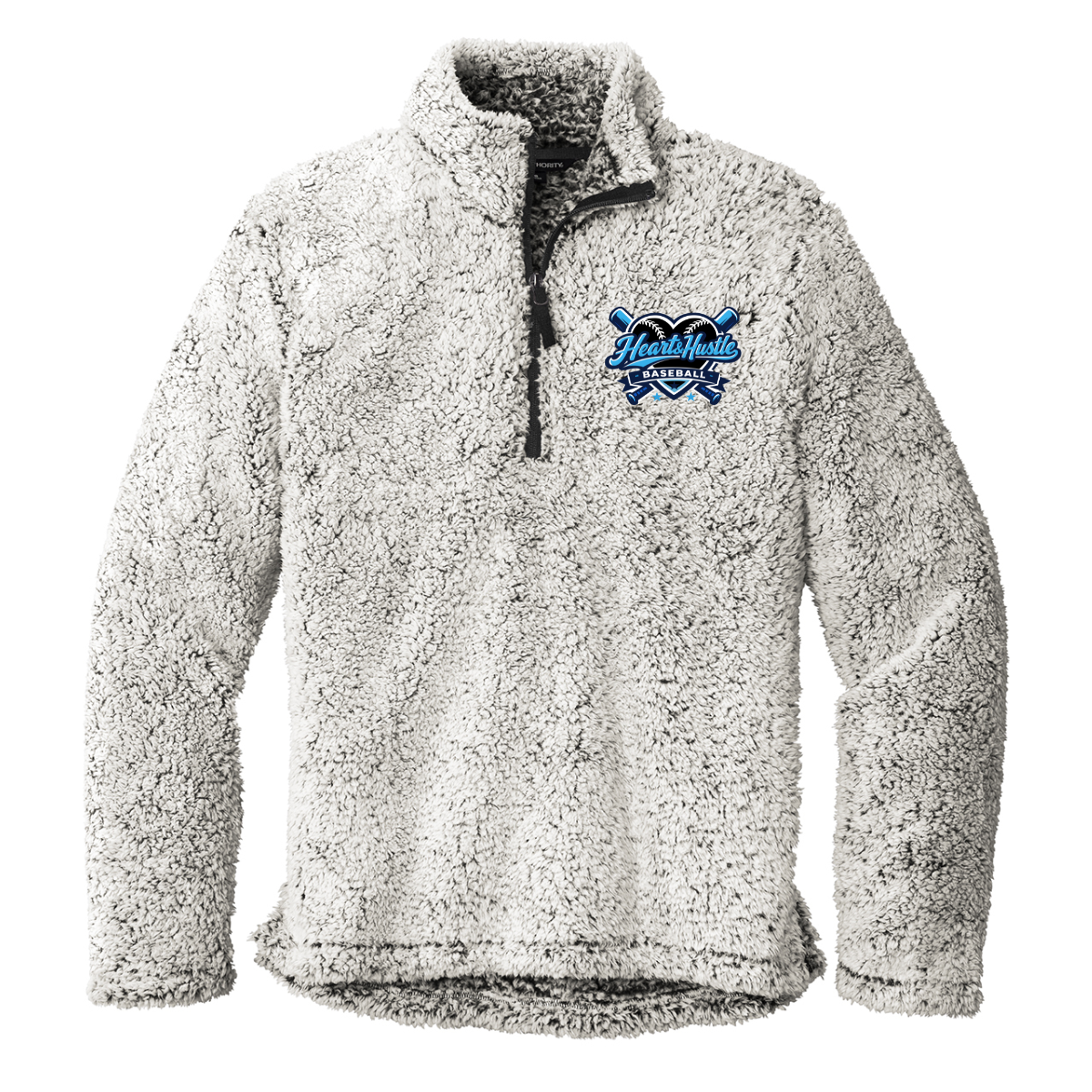 Adult Heart and Hustle Baseball Port Authority Sherpa 1/4 Zip Fleece
