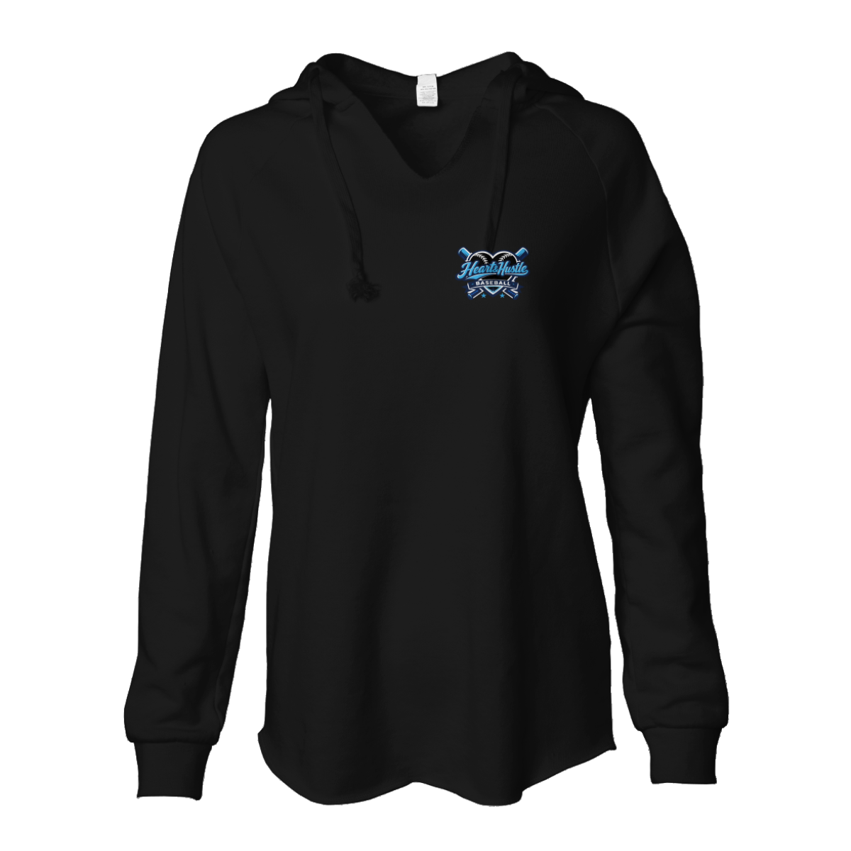 Women's Heart and Hustle Baseball ITC Lightweight Wash Hoodie