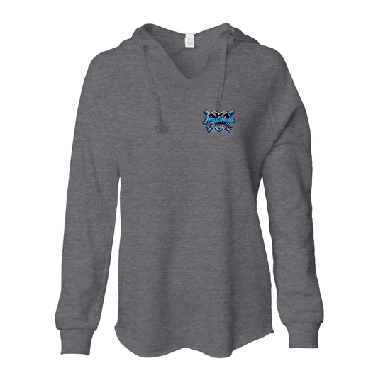 Women's Heart and Hustle Baseball ITC Lightweight Wash Hoodie