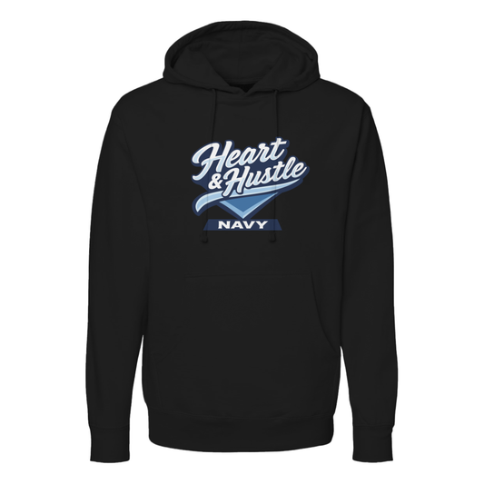 Adult Heart and Hustle Baseball ITC Midweight Crewneck Sweatshirt