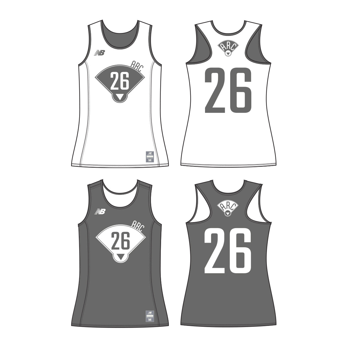 New Balance Women's Club Reversible Racerback